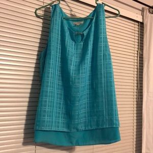 Teal dress tank
